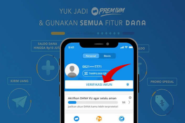 Cara Premiumkan eWallet DANA Agar Transaksi Lebih Maksimal (Versi NIUM889)